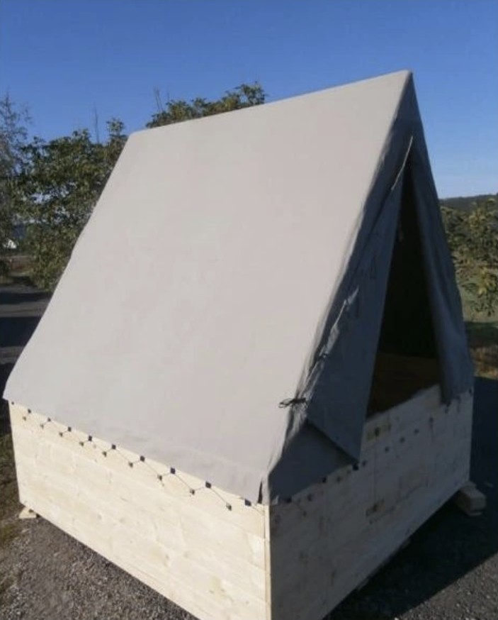 Zelt mit Holzboden